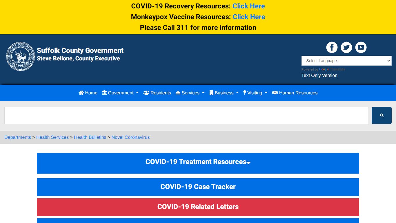 Novel Coronavirus - Suffolk County, New York
